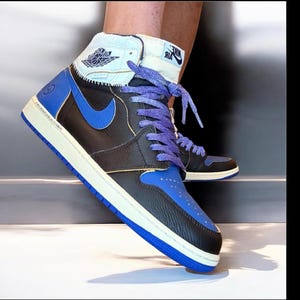 Vintage Distressed Knit Aged Shoelaces for Jordan 1, Air Force 1 & More! image 2