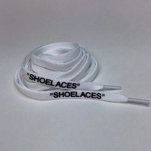 Off White Replacement shoelaces Shoe Laces - Etsy
