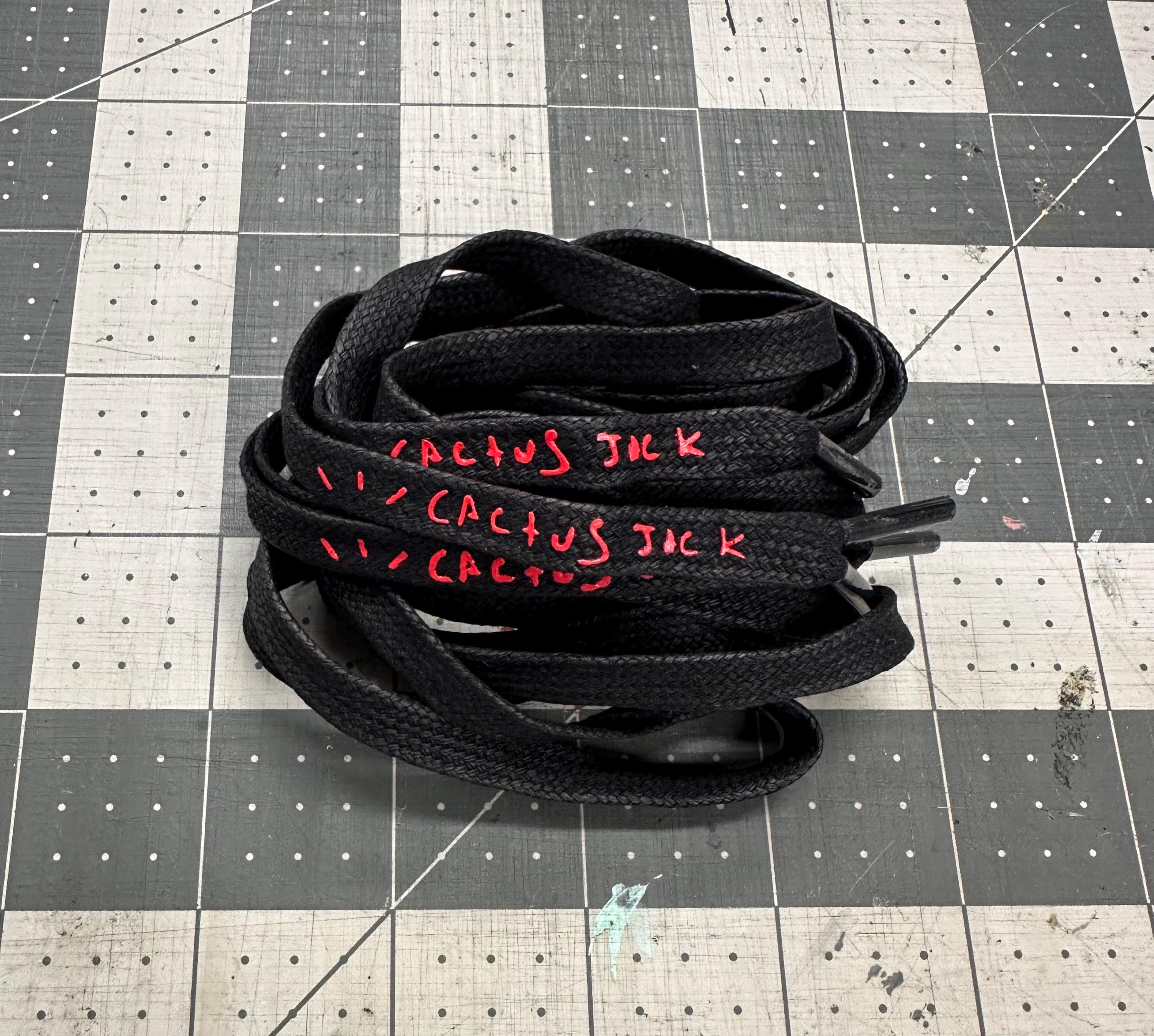 Flat Waxed Shoelaces for Jordan 1 Travis Cactus Jack Low and AJ1 High