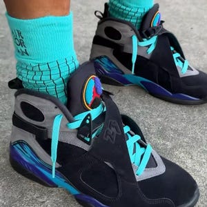 Purple Teal Jordan - Etsy display picture 2