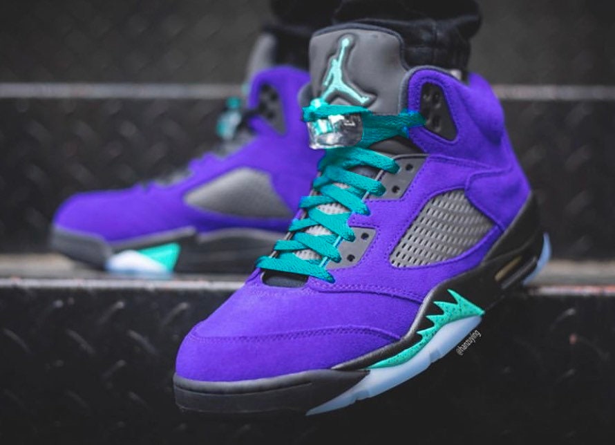 air jordan retro 5 purple grape