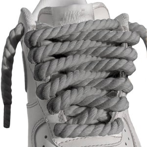 Thick Rope Shoe Laces Cream Sail Off White Braided Shoelaces Travis SB Dunk