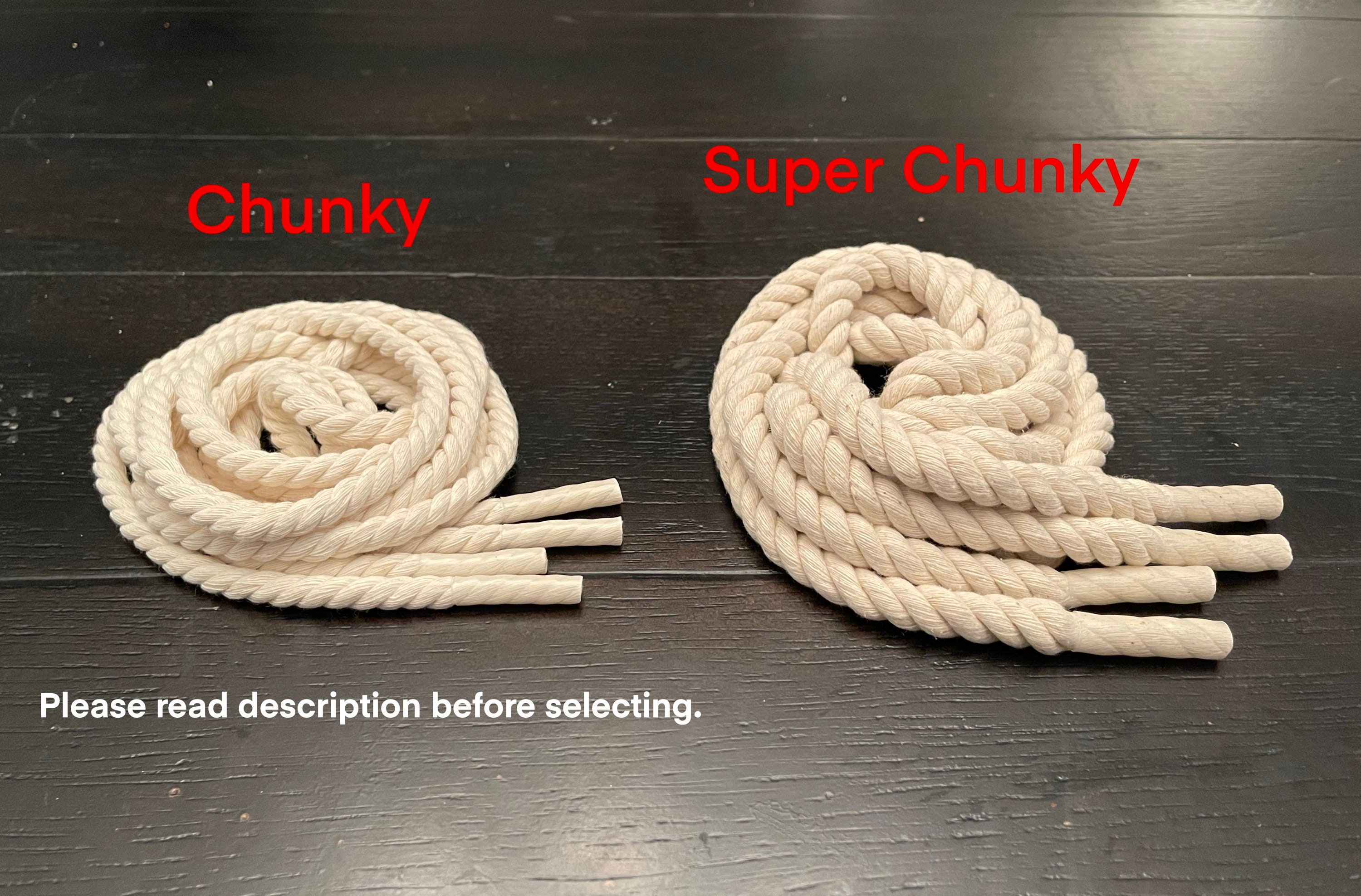 Chunky Laces - Hot Pink Shoe Laces with Clear Aglets (Pair of 2), 10mm  Thick Rope, 160cm Length, Macrame Cord Air Force 1, Rope Shoelaces in 20  Colours for Customising Trainers: : Fashion