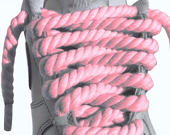 Thick Rope Shoe Laces Cream Sail Off White Braided Shoelaces Travis SB Dunk