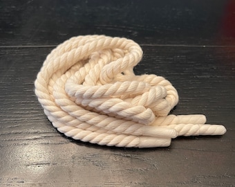 Thick Rope Shoe Laces Cream Sail Off White Braided Shoelaces Travis SB Dunk