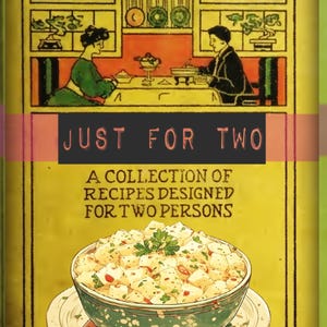Vintage Cookbook for Two: Recipes, Thanksgiving, Breakfast, Pies (PDF Download)