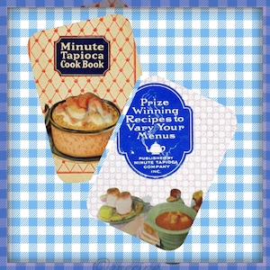 Prize Winning RECIPES to Vary Your Menus COOKBOOK + 1 FREE Vintage Minute Tapioca Cookbook Soup Brownies Old Time Tarts Pie Instant Download