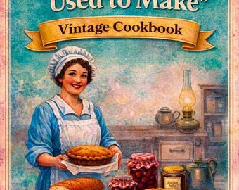 Vintage Things Mother Used to Make Cookbook — Over 100 OLD-TIME RECIPES Breads Cakes Pies Preserves & Household Hints Rare Pdf Download