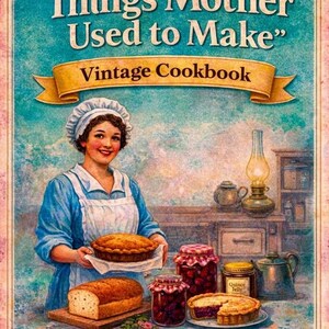 Vintage Things Mother Used to Make Cookbook — Over 100 OLD-TIME RECIPES Breads Cakes Pies Preserves & Household Hints Rare Pdf Download