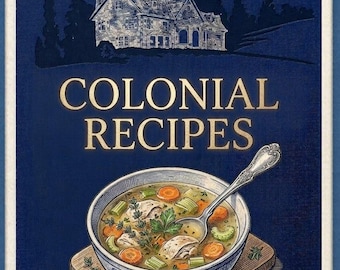 COLONIAL RECIPES Vintage Cookbook – Historic Old Virginia & Maryland Manors Recipes INSTANT download pdf