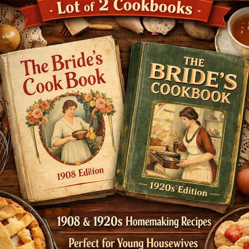 Vintage Bride Cookbook - Etsy
