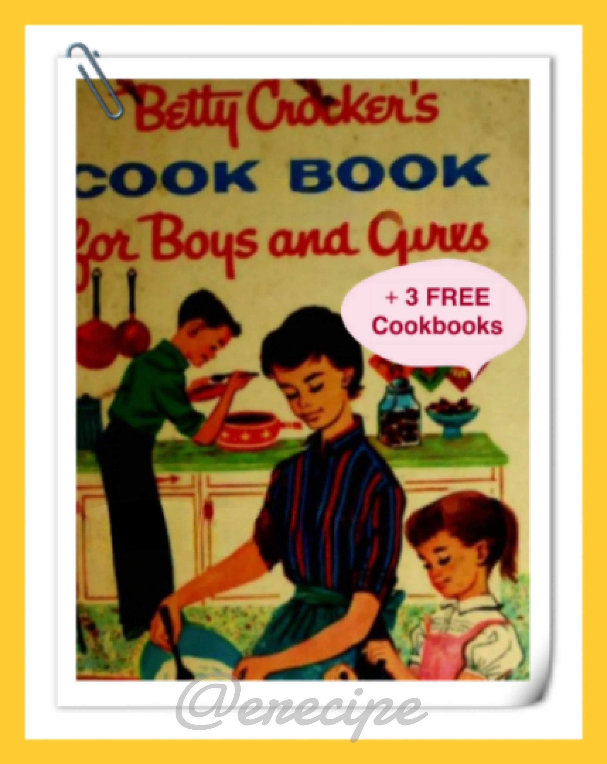 Betty Crocker Kids Cookbook - Etsy