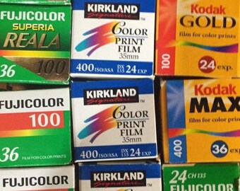 Grab Bag: 10 Random Rolls of expired 35mm Film!!