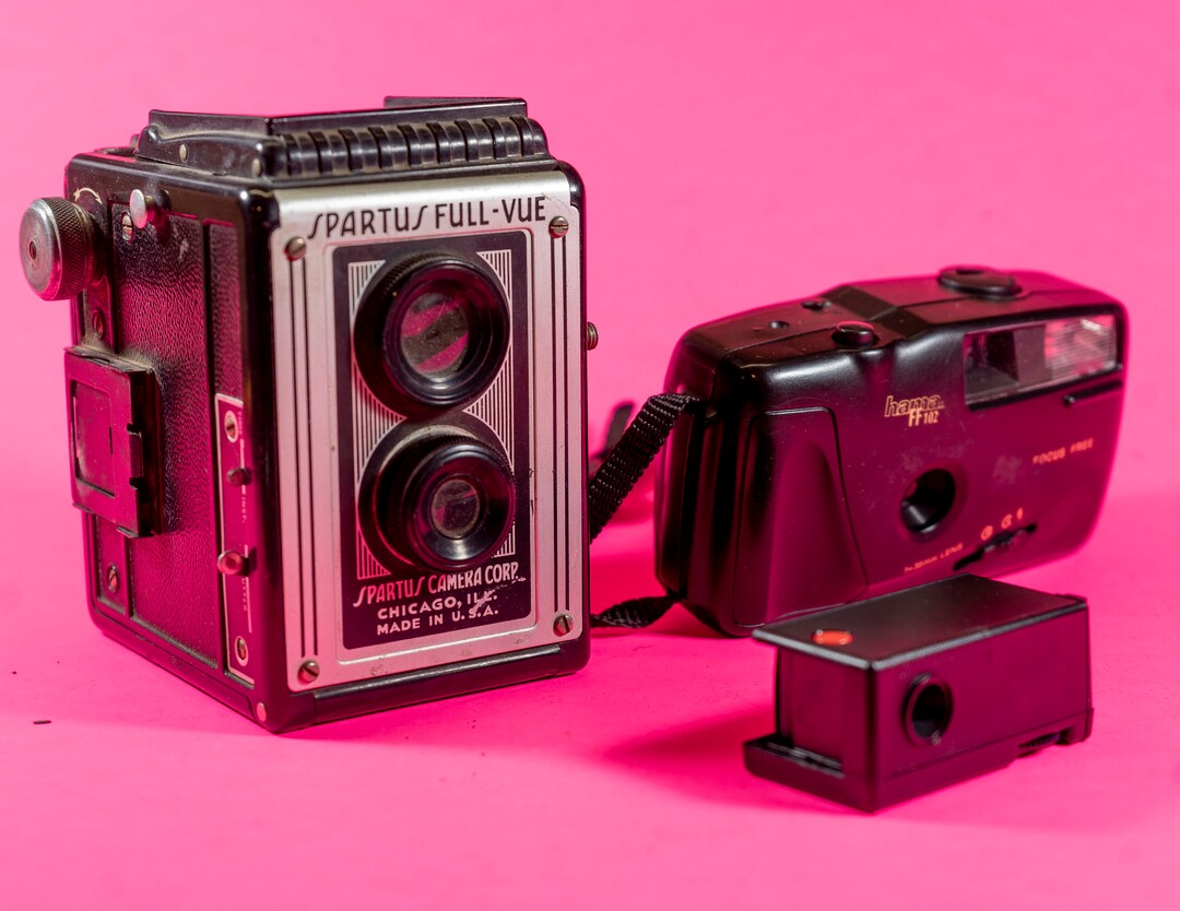 Lofi/vintage Photography Starter Pack W/ Three Vintage Cameras 3 Rolls