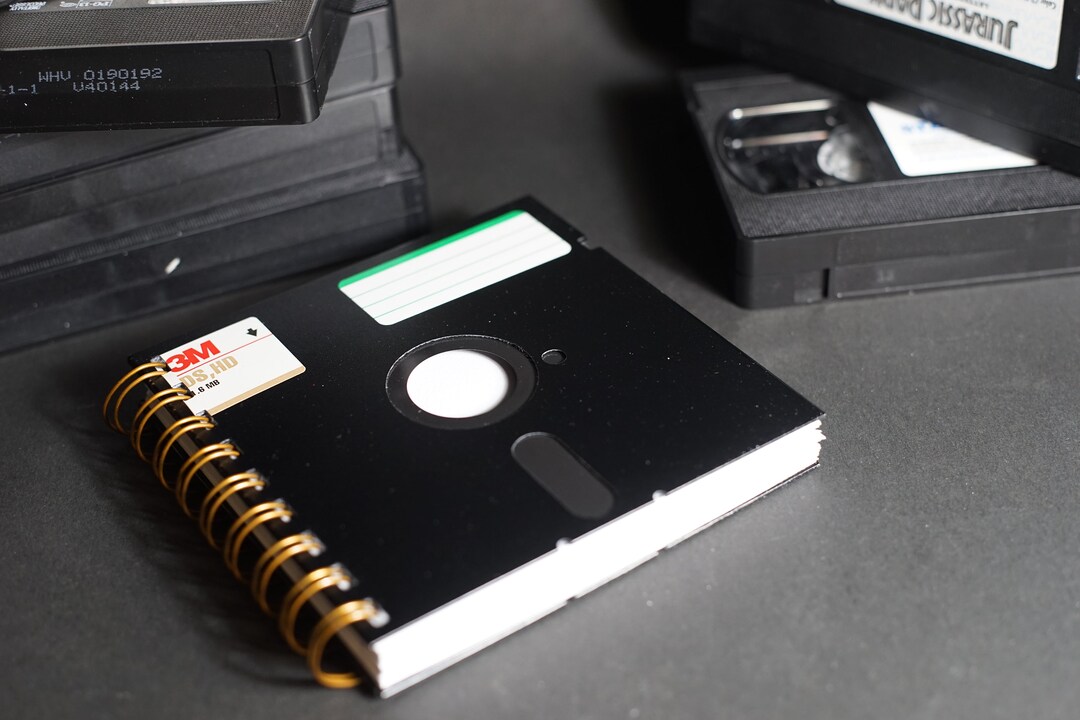 Custom-made Floppy Disk Wire-bound Notebook/sketchbook, Recycled ...