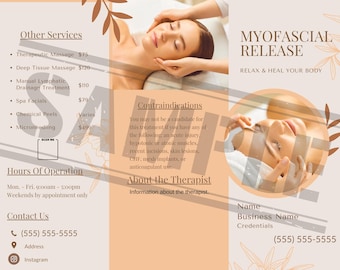 Folleto de liberación miofascial Descarga digital MFR