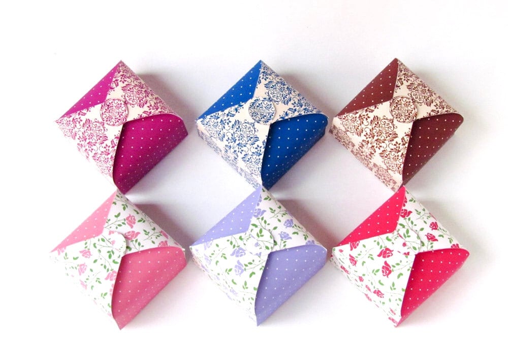 DIY Printable Party Favor Boxes Set of 6 No Glue Slotted - Etsy Israel