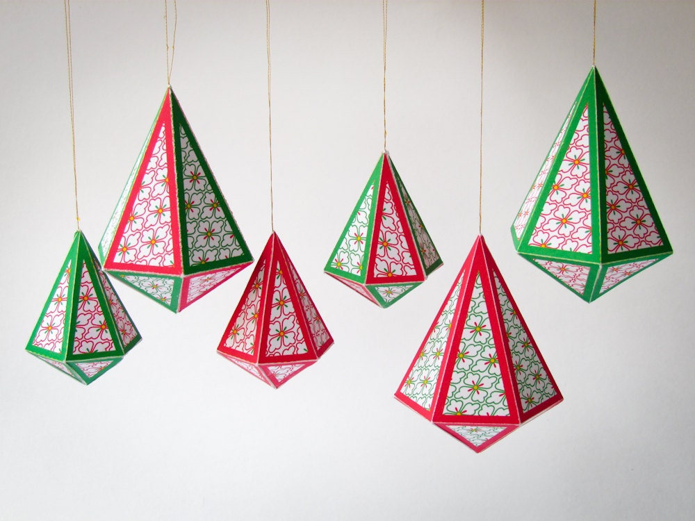 DIY Christmas, DIY Holiday Ornaments, 8 Printable Christmas Tree