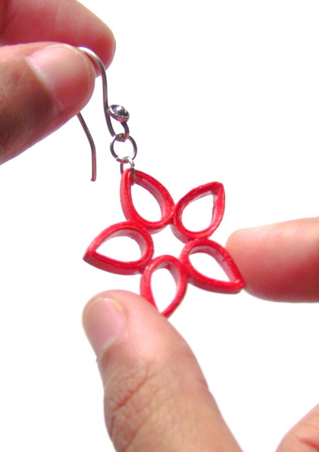 DIY Paper Quilling Jewelry Tutorial Paper Quilled Flower Etsy UK
