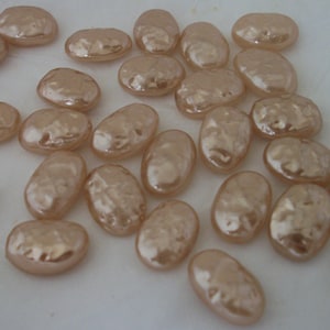 12 X Vintage Miriam Haskell Glas Barock Perlen Cabochon Steine Perlen 16 x 11