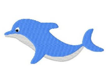 Embroidery Design Dolphin 4'x4' - DIGITAL DOWNLOAD PRODUCT