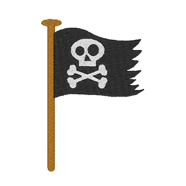 Stickdatei "Piratenflagge" - SOFORTDOWNLOAD