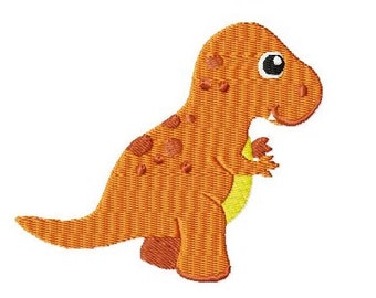 Embroidery Design Tyrannosaurus 4'x4' - DIGITAL DOWNLOAD PRODUCT
