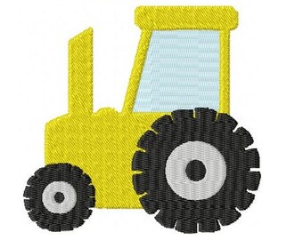 Embroidery Design Tractor 4'x4' - DIGITAL DOWNLOAD PRODUCT