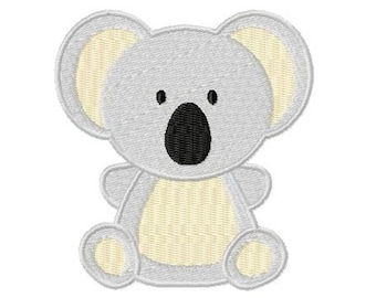 Embroidery Design Koala 4'x4' - DIGITAL DOWNLOAD PRODUCT