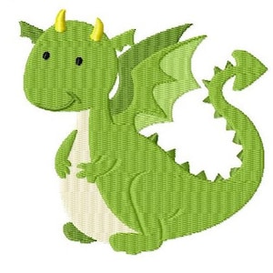 Embroidery Design Dragon 4&#39;x4&#39; - DIGITAL DOWNLOAD PRODUCT