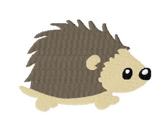 Embroidery Design Hedgehog 4'x4' - DIGITAL DOWNLOAD PRODUCT