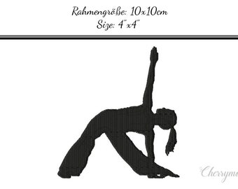 Stickdatei "Yoga no1" - SOFORTDOWNLOAD