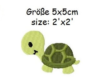 Embroidery Design Turtle 2'x2' - DIGITAL DOWNLOAD PRODUCT