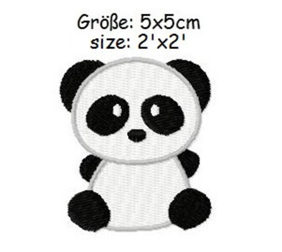 ◆25SS THE MUSEUM VISITOR PANDA EMBROIDERY CAP/2色◆ Embroidery Design Panda 2'x2' - DIGITAL DOWNLOAD PRODUCT - Etsy