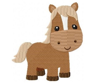 Embroidery Design Horse 4'x4' - DIGITAL DOWNLOAD PRODUCT