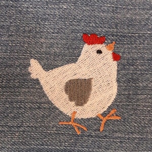 Embroidery Design Chicken 2'x2' DIGITAL DOWNLOAD PRODUCT image 4