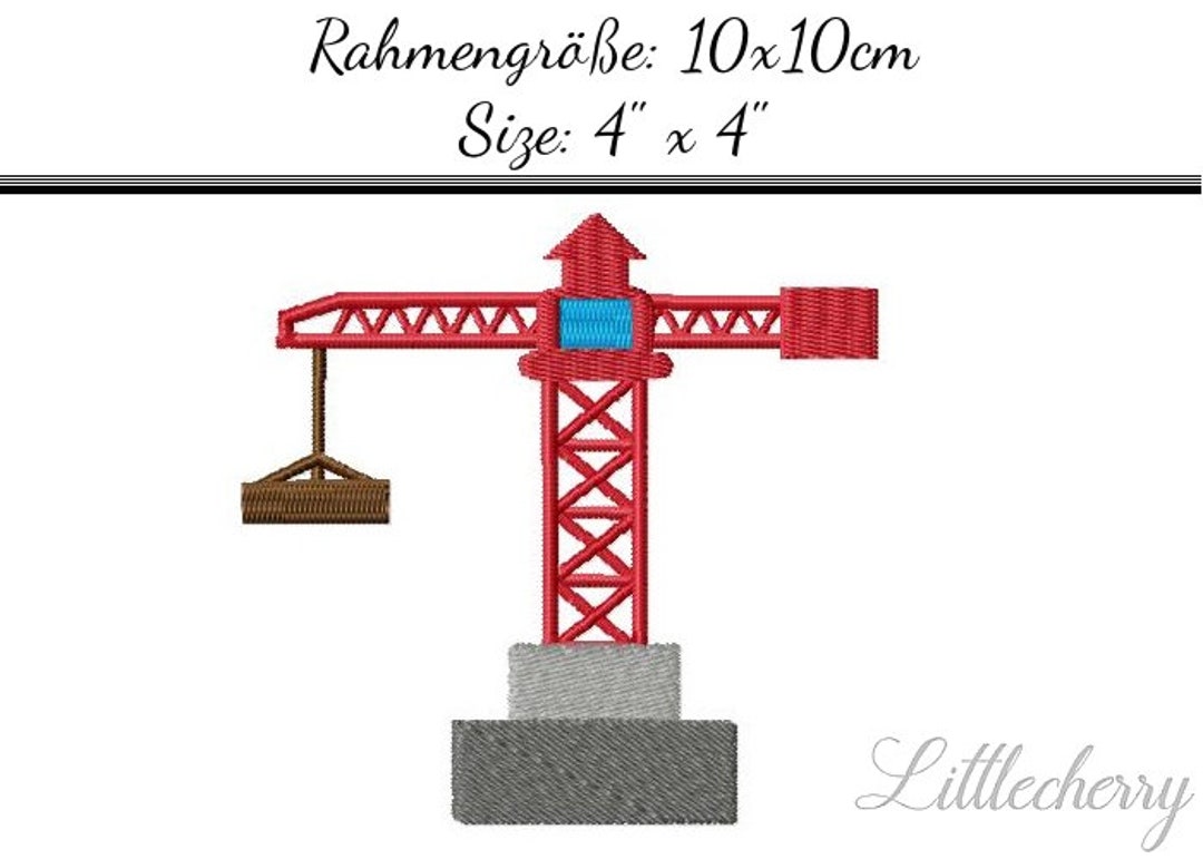 Embroidery Design Crane 4'x4' DIGITAL DOWNLOAD PRODUCT Etsy