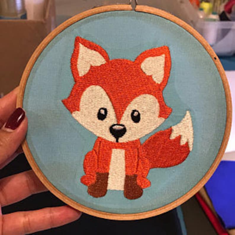 Embroidery Design Set Woodland Animals 4’x4’ DIGITAL - Etsy