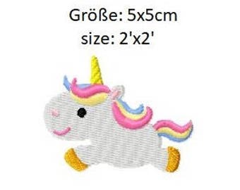 Embroidery Design Cute unicorn 2x2' - DIGITAL DOWNLOAD PRODUCT