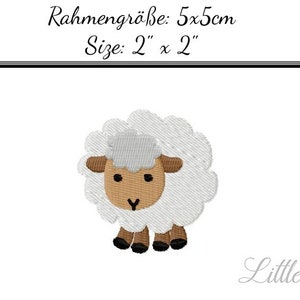 Embroidery Design Sheep 2&#39;x2&#39; - DIGITAL DOWNLOAD PRODUCT