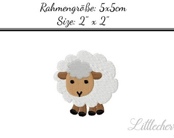 Embroidery Design Sheep 2'x2' - DIGITAL DOWNLOAD PRODUCT