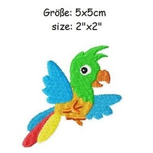 Embroidery Design Parrot 2&#39;x2&#39; - DIGITAL DOWNLOAD PRODUCT