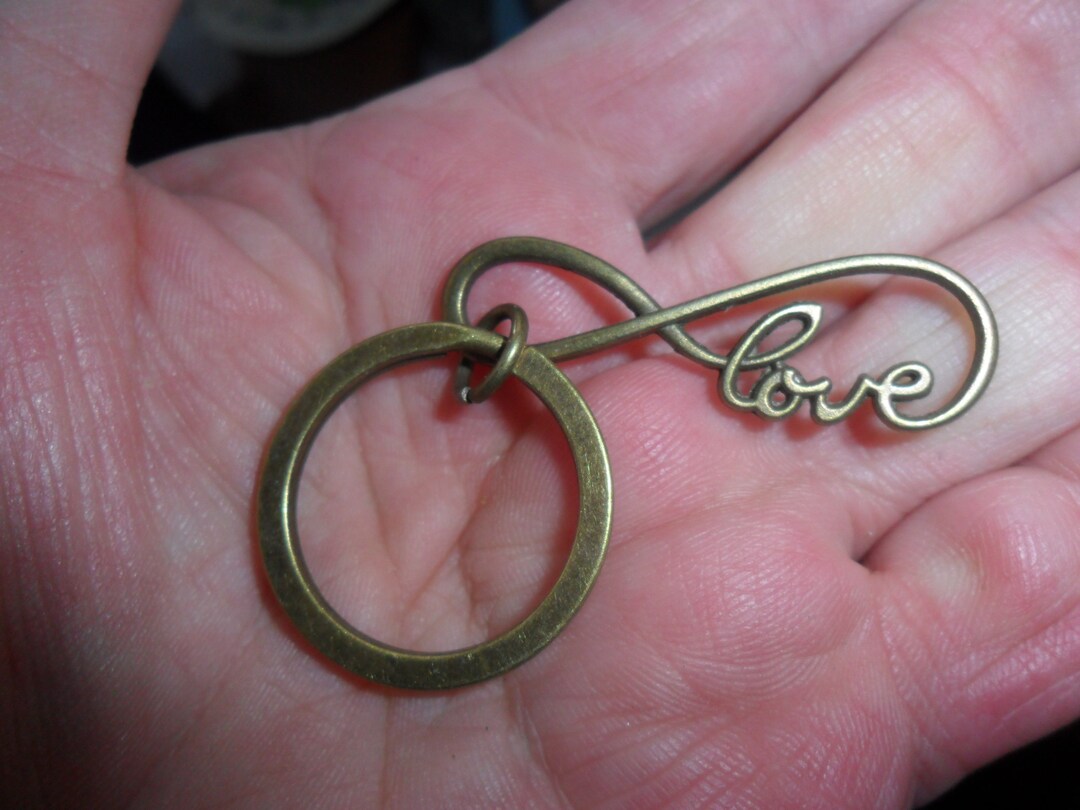 8th Anniversary Gift Bronze Anniversary Gift Keyring 8th Etsy UK