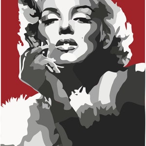 Marilyn Monroe Digital Art Print....