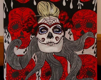 Day of the dead woman....