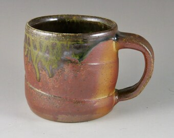 Unique Gift Tea Cup Brown Soda Fired Stoneware Mug Birthday Gift 52112 Coffee Cup