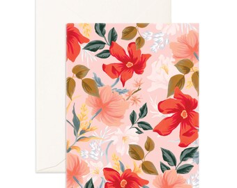 Poppy Blank Greeting Card
