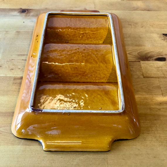 Plat à compartiments apéritif cristal ancien vintage