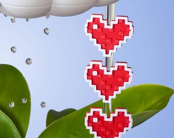 Pixel Herzen Set