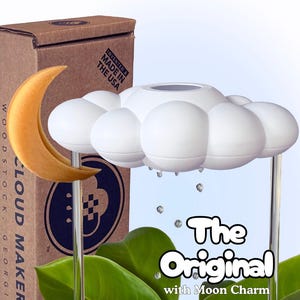 Nuvem de chuva original para plantas com pingente de lua
